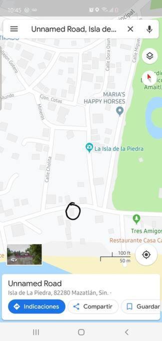 Casa A Pie De Playa Isla De La Piedra Lägenhet Mazatlán Exteriör bild